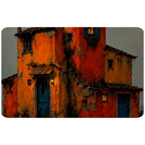 Silent Houses Abstract