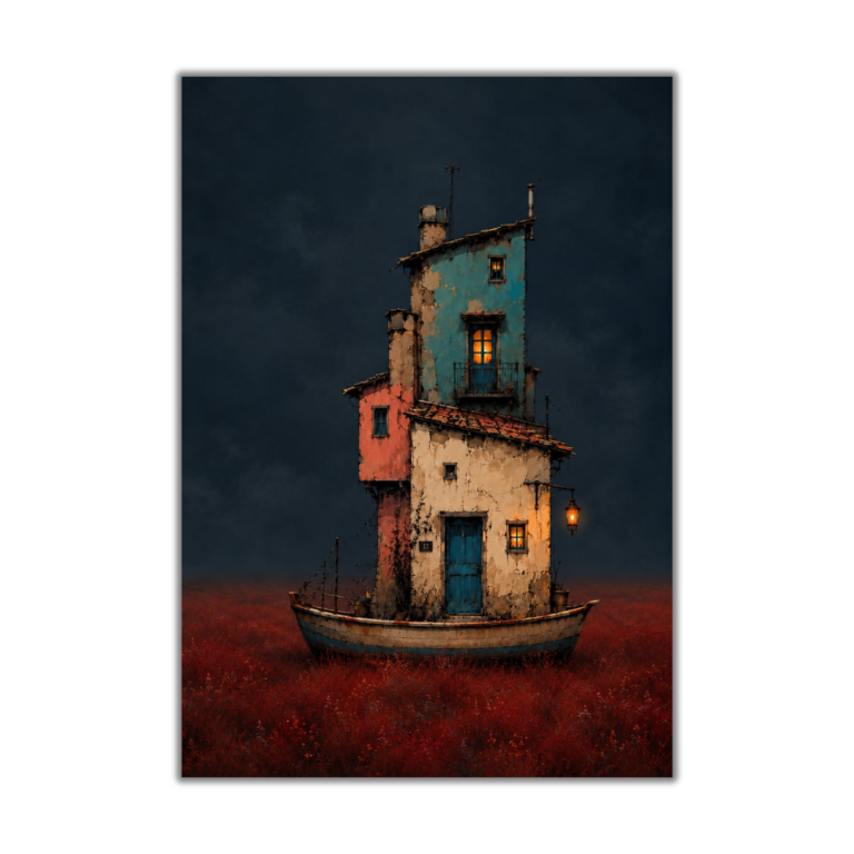 Silent Houses Abstract 12