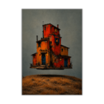 Silent Houses Abstract 8