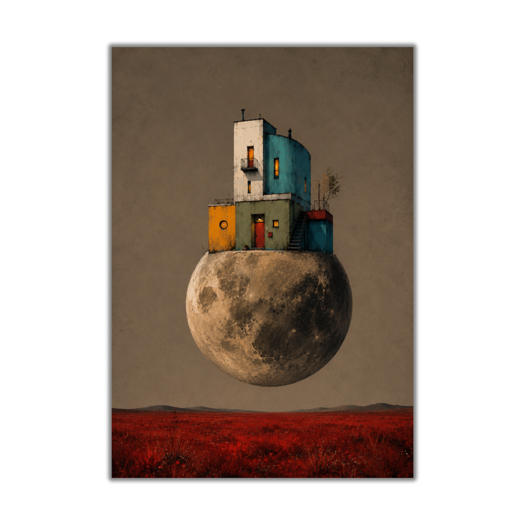 Silent Houses Abstract 6