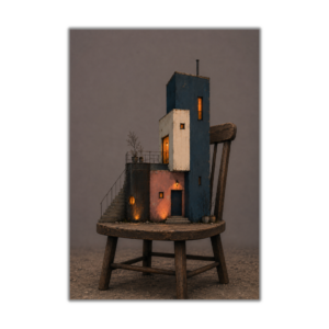 Silent Houses Abstract 9